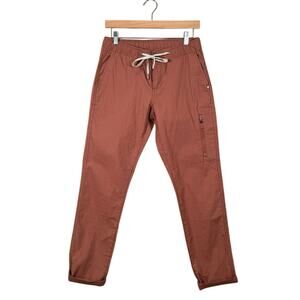 Vuori Ripstop Pants Women Small Terracotta Rust Utility Organic Cotton Hiking